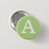 Badge Rond 2,50 Cm Alphabet "A" Collectible (#1) (Devant & derrière)