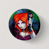 Badge Rond 2,50 Cm Alt Delta : Shiki avec épée (Devant)