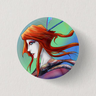 Badge Rond 2,50 Cm AltDelta : Bouton Rouge Geisha
