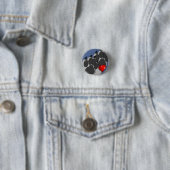 Badge Rond 2,50 Cm Amant de patte (En situation)