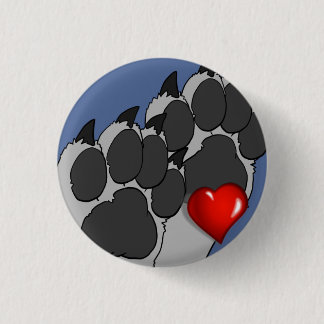 Badge Rond 2,50 Cm Amant de patte