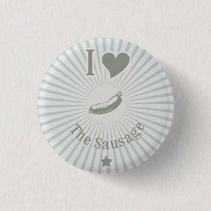 Badge Rond 2,50 Cm Amant de saucisse