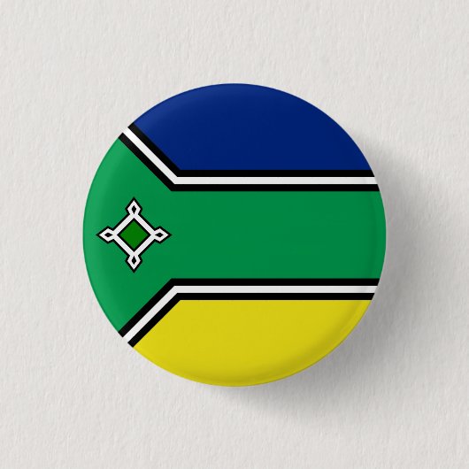 Badge Rond 2,50 Cm Amapá, drapeau de l'état brésilien (Devant)
