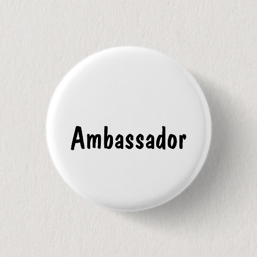 Badge Rond 2,50 Cm Ambassadeur (Devant)