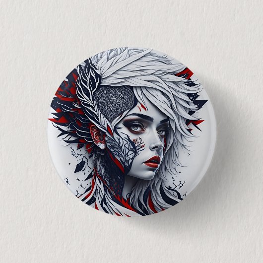 Badge Rond 2,50 Cm american fan 17 (Devant)