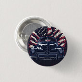 Badge Rond 2,50 Cm american fan 2 (Devant & derrière)
