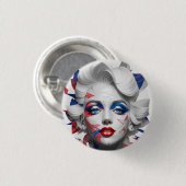 Badge Rond 2,50 Cm american fan 27 (Devant & derrière)