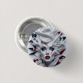 Badge Rond 2,50 Cm american fan 30 (Devant & derrière)