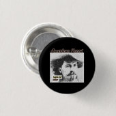 Badge Rond 2,50 Cm American Scout, Buffalo Bill Cody. (Devant & derrière)