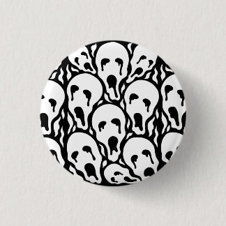 Badge Rond 2,50 Cm Âmes Torturées Art Horreur Étrange