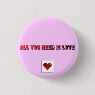 Badge Rond 2,50 Cm Amour