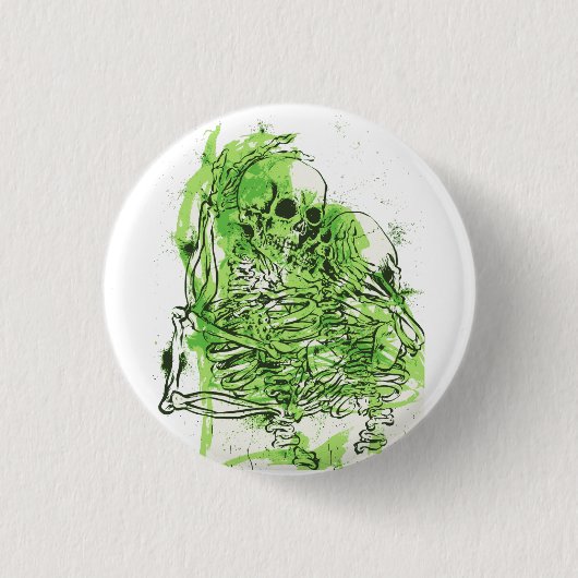 Badge Rond 2,50 Cm Amour après la mort (Devant)