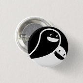 Badge Rond 2,50 Cm amour de fantôme (Devant & derrière)