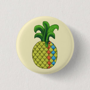 Badge Rond 2,50 Cm Ananas