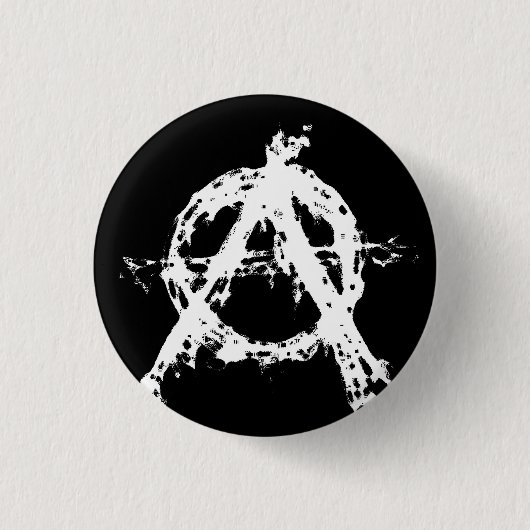 Badge Rond 2,50 Cm Anarchie (Devant)