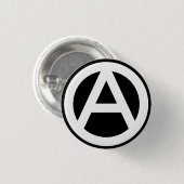 Badge Rond 2,50 Cm Anarchy Symbole du classique (Devant & derrière)