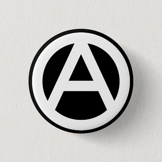 Badge Rond 2,50 Cm Anarchy Symbole du classique (Devant)