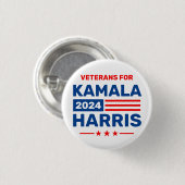 Badge Rond 2,50 Cm Anciens combattants pour Stickers d'élection Kamal (Devant & derrière)