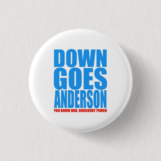 Badge Rond 2,50 Cm Anderson Tombe (Devant)