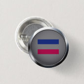 Badge Rond 2,50 Cm Androgyne (Devant & derrière)