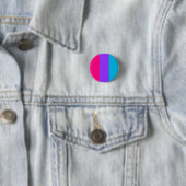 Badge Rond 2,50 Cm Androgynous Pride Button (En situation)