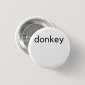 Badge Rond 2,50 Cm âne foncé (Devant & derrière)