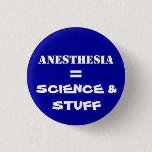 BADGE ROND 2,50 CM ANESTHÉSIE