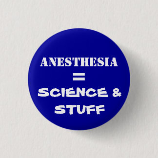 BADGE ROND 2,50 CM ANESTHÉSIE