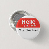 Badge Rond 2,50 Cm anesthésie femelle (Devant & derrière)