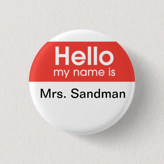 Badge Rond 2,50 Cm anesthésie femelle (Devant)