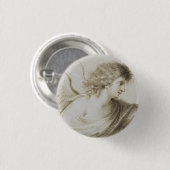 Badge Rond 2,50 Cm ange chrétien par Francesco Bartolozzi (Devant & derrière)