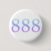 Badge Rond 2,50 Cm Angel Number 888 - Balance (Devant)