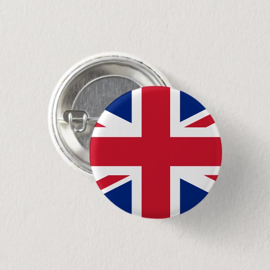 Badge Rond 2,50 Cm Angleterre (Devant & derrière)