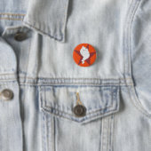 Badge Rond 2,50 Cm Angry little ghost (En situation)
