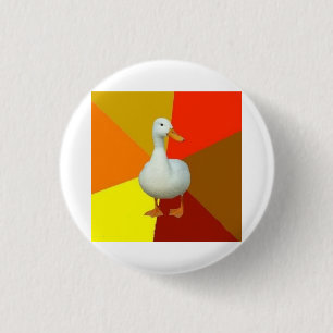 Badge Rond 2,50 Cm Animal technologiquement altéré Meme de conseil 
