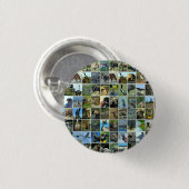 Badge Rond 2,50 Cm Animaux du monde (Devant & derrière)