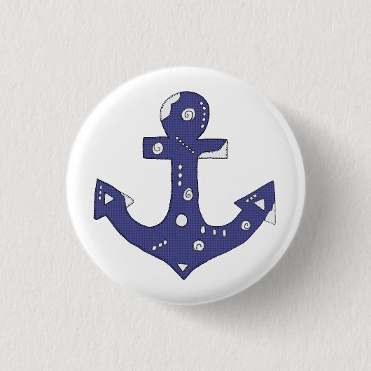 Badge Rond 2,50 Cm Anker (Devant)