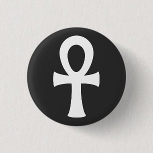 Badge Rond 2,50 Cm Ankh