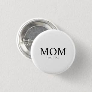 Badge Rond 2,50 Cm Année de création de maman