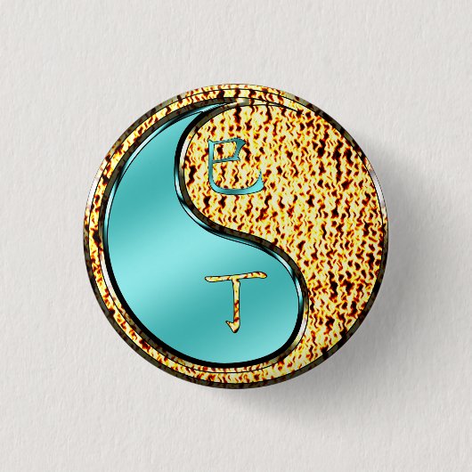 Badge Rond 2,50 Cm Année du serpent à feu (Devant)