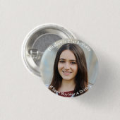 Badge Rond 2,50 Cm Anniversaire personnalisé (Devant & derrière)