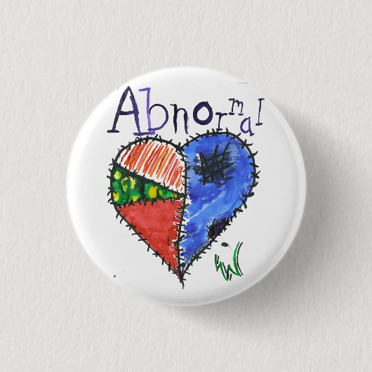 Badge Rond 2,50 Cm Anormal (Devant)