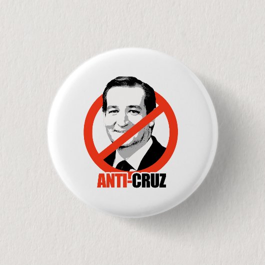 Badge Rond 2,50 Cm Anti-Cruz (Devant)