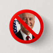 Badge Rond 2,50 Cm Anti Joe Biden (Devant)