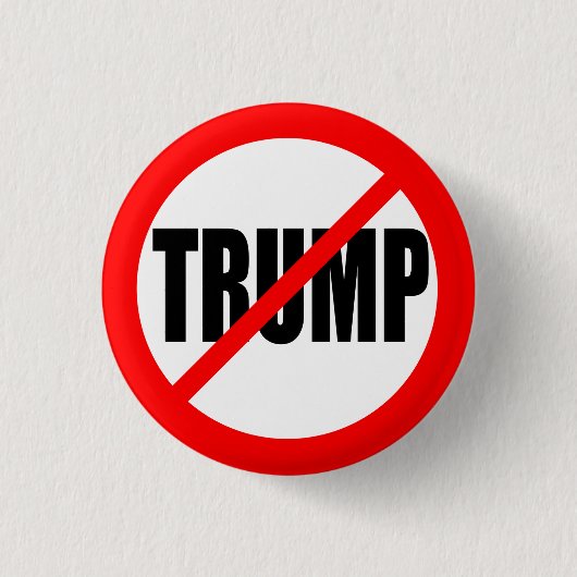 BADGE ROND 2,50 CM ANTI-TRUMP (Devant)