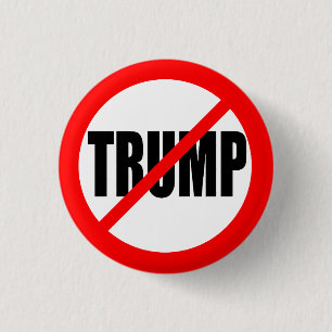 BADGE ROND 2,50 CM ANTI-TRUMP