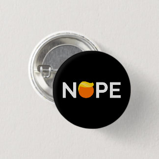 Badge Rond 2,50 Cm Anti-Trump - Nope Edition