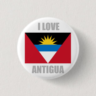 Badge Rond 2,50 Cm Antigua-et-Barbuda