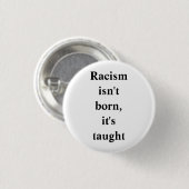 BADGE ROND 2,50 CM ANTIRACISME (Devant & derrière)