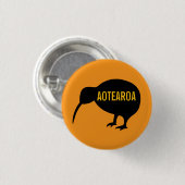 Badge Rond 2,50 Cm Aotearoa (Devant & derrière)